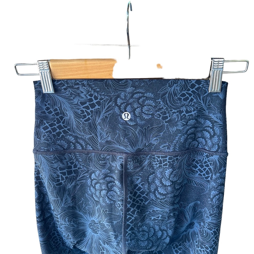 Lululemon Wunder Under crop high rise luxtreme blue/black - Picture 5 of 7